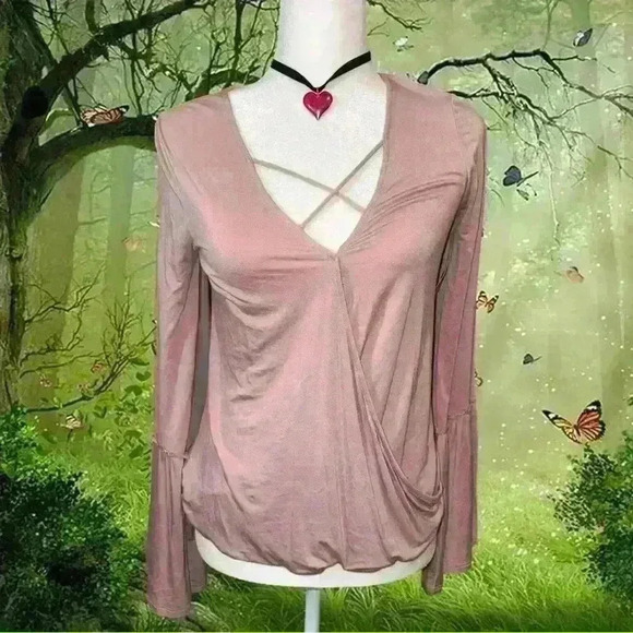 American Eagle Outfitters Tops - NWT American Eagle Pink/Purple Blouse